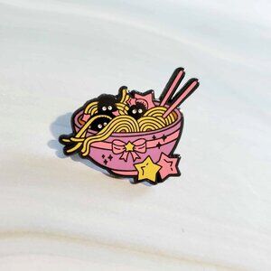 ✨2/$20 - Studio Ghibli Spirited Away Soot Sprites Noodles Pin